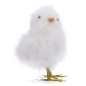 Preview: Feder-Küken 32cm weiß mit Flauschfedern Preview: Feder-Küken 32cm weiß mit Flauschfedern