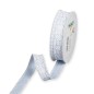 Preview: Motivband Ornament hellblau