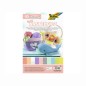 Preview: Filzplatte 20x30cm bunt Pastell 10 Farben
