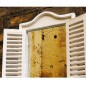 Preview: Spiegel mit Fensterladen weiß 60x40cm cannes
