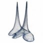 Preview: Fischernetz blau 100x100cm
