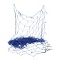 Preview: Dekofischernetz blau 100x100cm