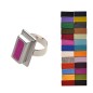Preview: Verstellbarer Wechselring Filz 35x20mm