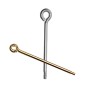 Preview: Gewindestift 25mm silber und gold