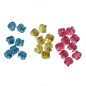Preview: Hello Kitty Perlen 1 Stück transparent bunt