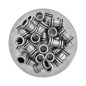 Preview: Metallperle Tube/Röhre 7x5mm altsilber