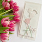 Preview: Stanzschablone Tulpe mit Stiel