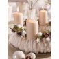 Preview: Adventskranz Filz creme