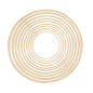 Preview: Holzring 8-30cm natur 1cm stark