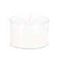 Preview: Nightlights 40St PURE 100% Rapswachs transparente Recycling-Hülle ca. 7Std Brenndauer Teelicht