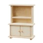 Preview: Holzschrank miniatur 10,1cm natur zum wichteln