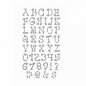Preview: Schablone Buchstaben und Zahlen