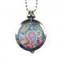 Preview: Medaillon mit Cabochon bunt