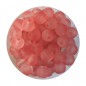 Preview: Glasperle gefrostet lachsfarben 6mm