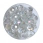 Preview: Glasschliffperle 8x6mm kristall AB