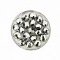 Preview: Glasschliffperle silber 8mm