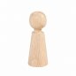 Preview: 1 Holzspielfigur 60mm natur