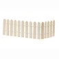 Preview: Miniatur-Gartenzaun aus Holz 25cm natur