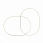 Preview: Metallellipse gold oval 30cm