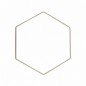 Preview: Metallhexagon gold 35cm