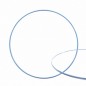 Preview: Drahtring 25cm hellblau