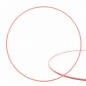 Preview: Drahtring 25cm ziegelrot