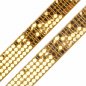 Preview: Paillettenborte gold 18mm