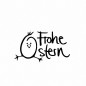 Preview: Stempel Frohe Ostern 4cm