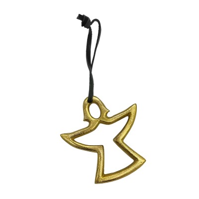 Metallengel gold Anhänger 8cm