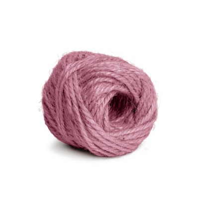Juteschnur rosa 15m Knäuel