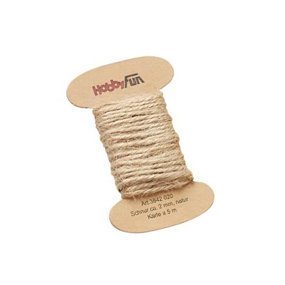 Juteschnur natur 2mm 5m Karte