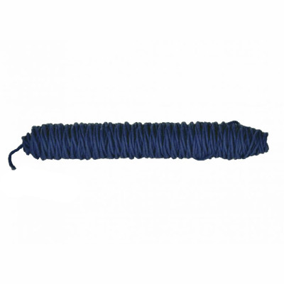 Preview: Dochtfaden Filzschnur 5mm dunkelblau 5m