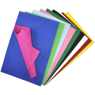10 Filzplatten Bastelfilz im Set 20x30cm 1,5mm