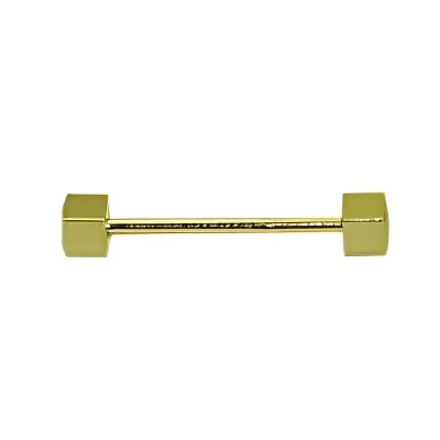 Gewindestift 18mm gold mit 4mm Würfeln