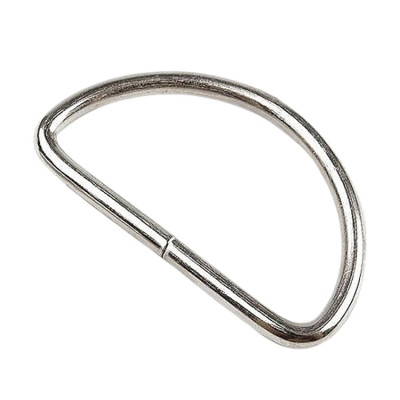 Gurtbandschlaufen 40mm silber