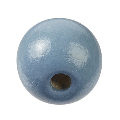 Holzperlen 10mm graublau DIN-Norm