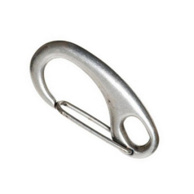 Karabinerhaken 46mm silber