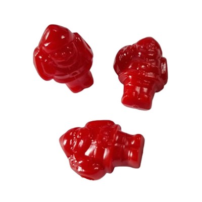 Weihnachtsmannperle Nikolausperle rot 25mm Kunststoff