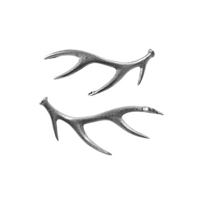 Anhänger Geweih 5cm silber