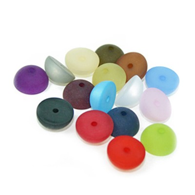 Polarishalbperlen diverse Farben matt 10mm 5 Stück