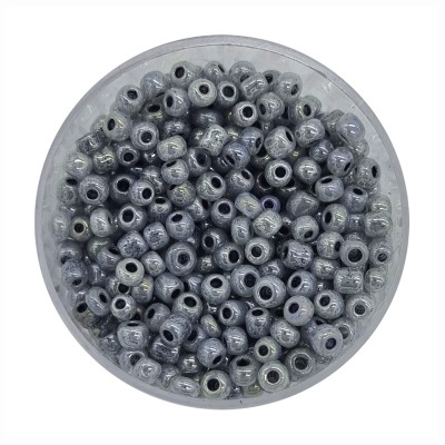 Rocailles blaugrau 3mm 10g Dose