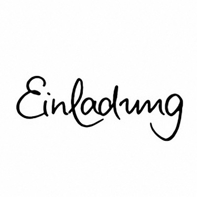 Stempel Einladung 45mm