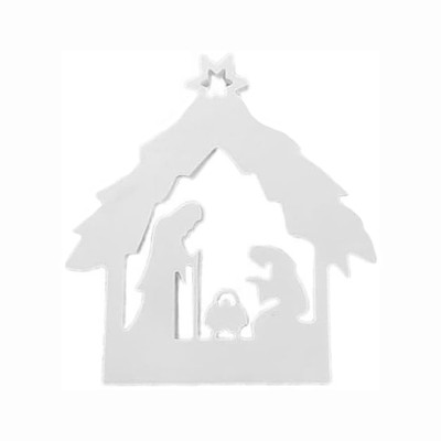 Silikonform Krippe 12,5cm