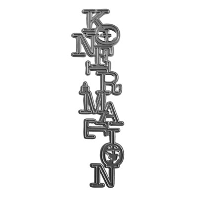 Stanzschablone Konfirmation Schriftzug 16,6cm