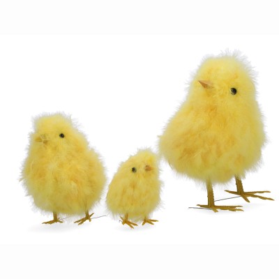 Preview: Federküken 16cm gelb XL Preview: Gelbe Federküken in verschiedenen Größen zum Dekorieren