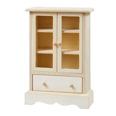 Holzschrank miniatur 11,6cm natur zum wichteln