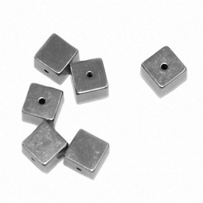 Preview: Aluwürfel 8x8mm silber