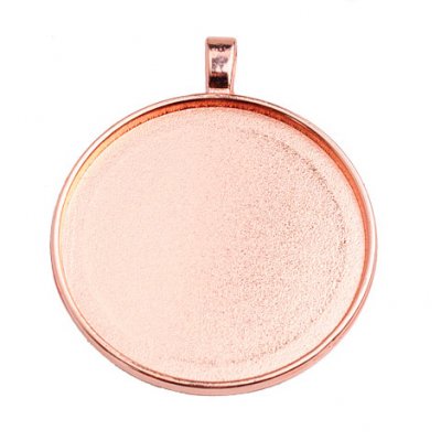 Anhänger Fassung 40mm rosegold