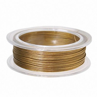 Collierdraht 0,4mm 10m gold