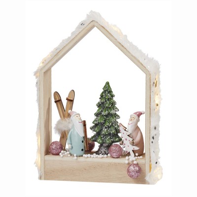 Preview: Dekorahmen Haus Weihnachten